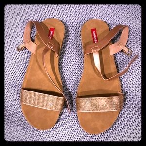 UnionBay Rose Gold Sandals (Never Worn!)